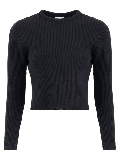 Lezat Fiona Organic Cotton Waffle Thermal Pullover Top product