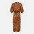 Joey Maxi Dress - Caramel Leopard