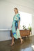 Joey Maxi Dress - Lime Wave