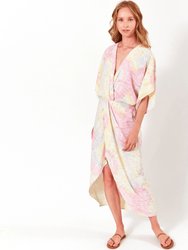 Joey Maxi Dress - Pink Sorbet Tie Dye