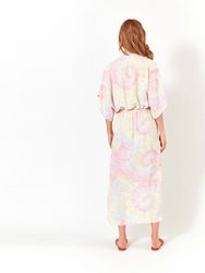 Joey Maxi Dress - Pink Sorbet Tie Dye