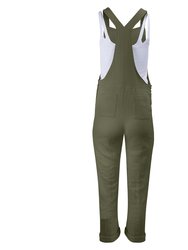 Kali Linen Jumpsuit - Olive