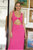 Krista Twist Dress - Pink Aster - Pink Aster