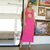 Krista Twist Dress - Pink Aster - Pink Aster