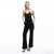 Lindsey Halter Jumpsuit - Black - Black