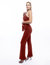 Lindsey Halter Jumpsuit - Cinnamon