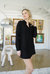 Naomi Linen Tunic Blouse - Black