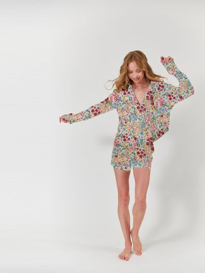 Lezat Nina Silk Pajama Short Set - Ambrosia product