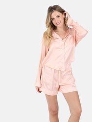 Nina Silk Pajama Short Set