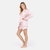 Nina Silk Pajama Short Set - Pale Pink