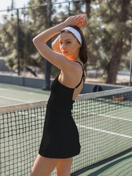 Nova Organic Cotton Sport Dress - Black