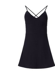 Nova Organic Cotton Sport Dress - Black - Black