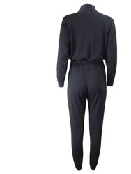 Restore Soft Terry Jumpsuit - Black