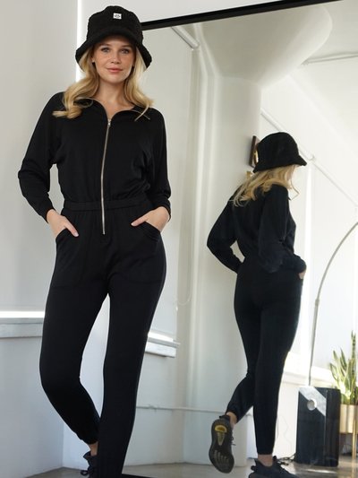 Lezat Restore Soft Terry Jumpsuit - Black product