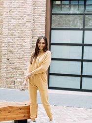 Restore Soft Terry Jumpsuit - Harvest Gold