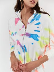 Restore Soft Terry Jumpsuit - Neon Tie Dye