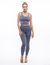 Rib 7/8 High Waisted Legging - Slate