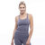 Rib Square Neck Tank - Slate - Slate