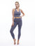 Rib V-Neck Cropped Tank - Slate