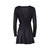 Rita Wrap Modal Dress - Black