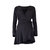 Rita Wrap Modal Dress - Black