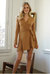 Rita Wrap Modal Dress - Camel - Camel