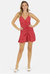 Roxie Draped Dress - Red Disty - Red Disty