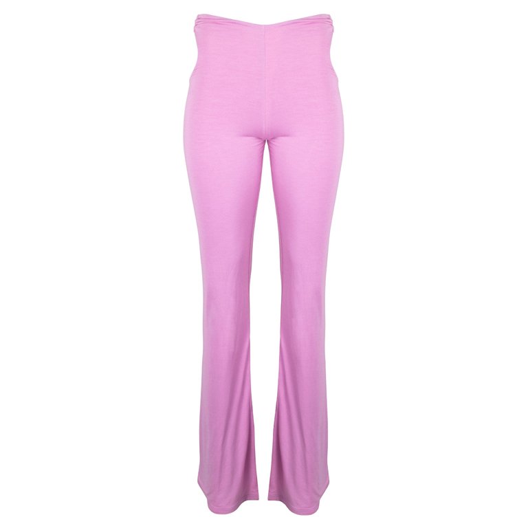 Runa Modal Side Cut-Out Pant - Orchid - Orchid
