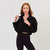 Sadie Cropped Windbreaker Jacket - Black - Black