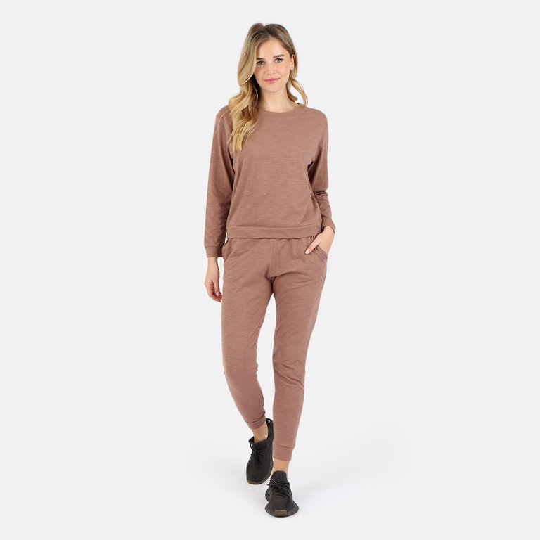 Tegan Cotton Long Sleeve Pullover