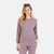 Tegan Cotton Long Sleeve Pullover - Dusty Orchid