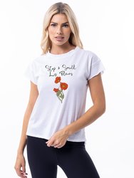 Tessa Organic Cotton Tee - Stop & Smell Les Fleurs
