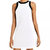 Willa Organic Cotton Active Mini Dress - White/Black