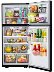 20 Cu. Ft. Black Top Freezer Refrigerator