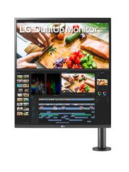 28 inch SDQHD 16:18 DualUp Monitor with Ergo Stand