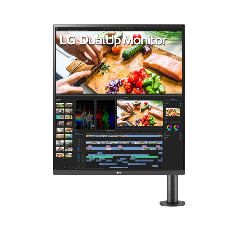 28 inch SDQHD 16:18 DualUp Monitor with Ergo Stand