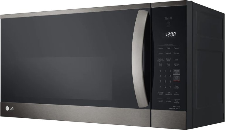 30" Black Stainless Steel Over-The-Range Microwave