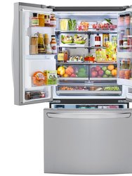 30 Cu. Ft. Stainless Smart French Door Instaview Refrigerator