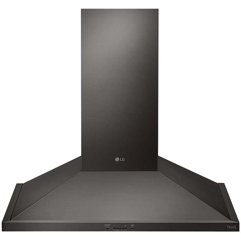 30 inch Black Stainless Wall Mount Chimney Hood