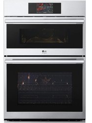 30" Stainless Combo Wall Oven with 6.4 Cu. Ft. Total Capacity