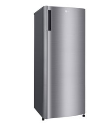 6 Cu. Ft. Platinum Silver Single Door Refrigerator