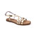 Bali flat sandal in leather