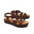 Bambu Platform Sandal In Leather