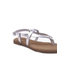 Cinta Flat Sandal In Leather