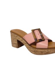 Corona Leather Heeled Sandal