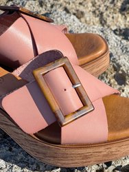 Corona Leather Heeled Sandal