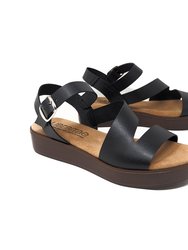 Danae Platform Leather Sandal