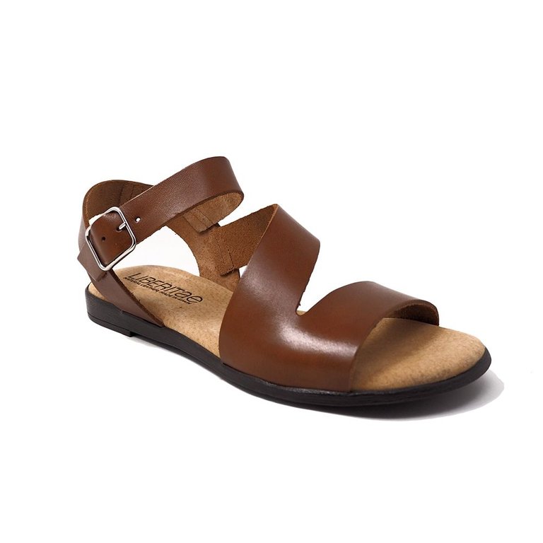 Emelyn Flat Leather Sandal