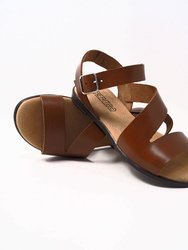 Emelyn Flat Leather Sandal
