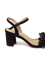 Keena Heel Sandal In Synthetic - Black